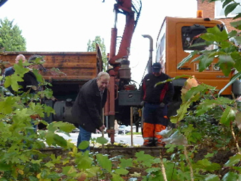Erster Spatenstich