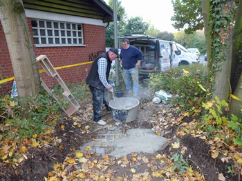 Das oberste Fundament ist fertig!