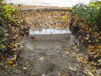 Das oberste Fundament ist fertig!
